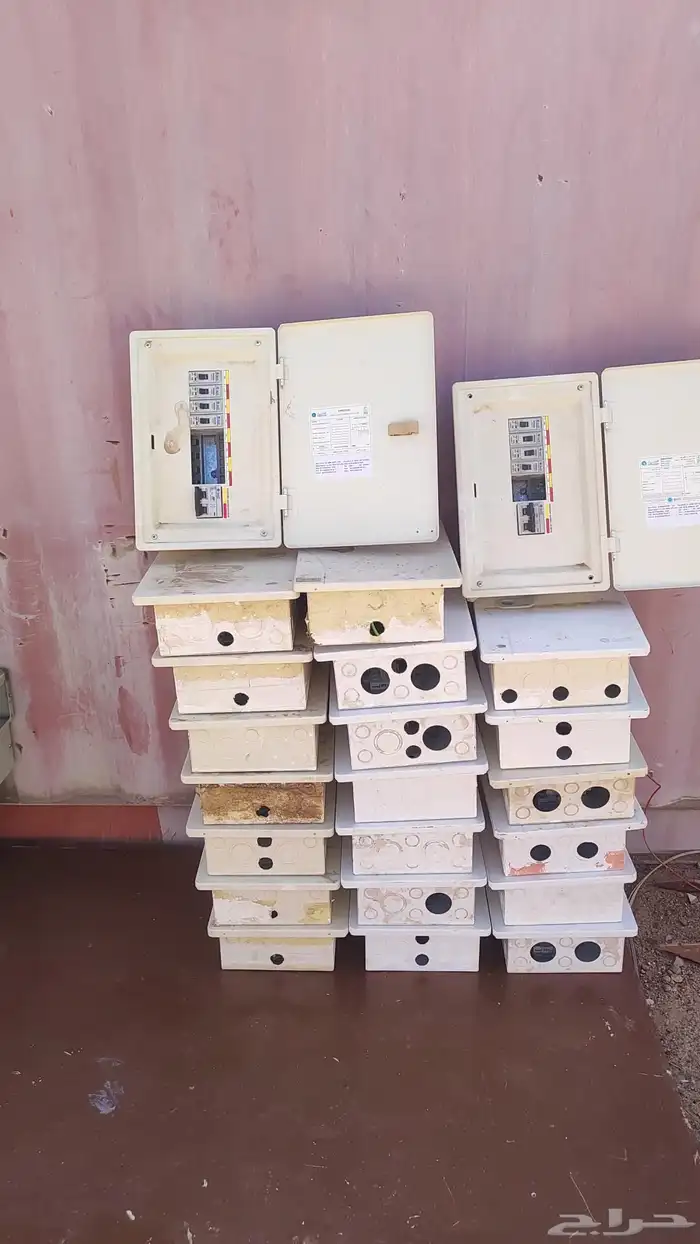 طبالين كهرباء نظيفه 6 خط 8خط 12 خط مع كشافات مع كميه 5
