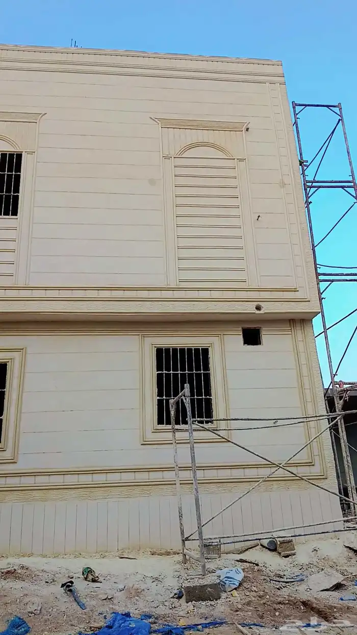 معلم لياسه ملونه وديكورات خارجيه بديل الحجر معى اشراف ابو م 2