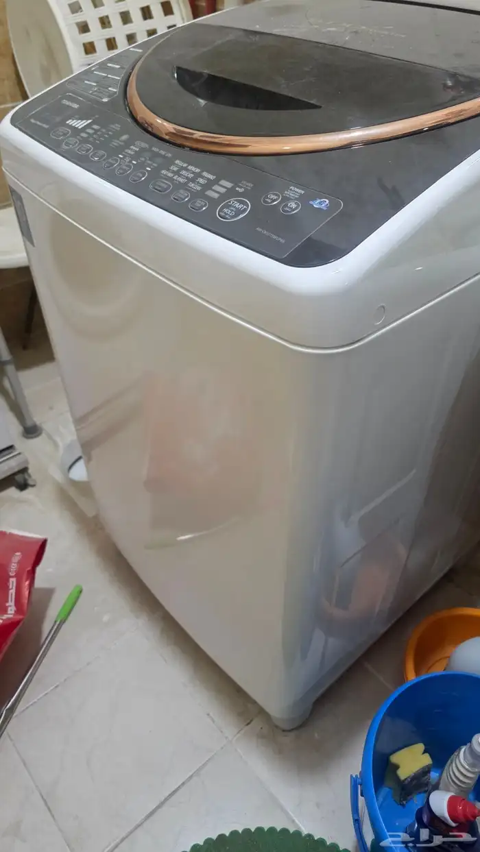 غسالة توشيبا 15 كيلو نظيفة 2