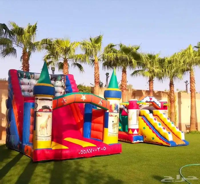 نطيطات نطيطه العاب زحليقه الرياض للايجار اليومي 6