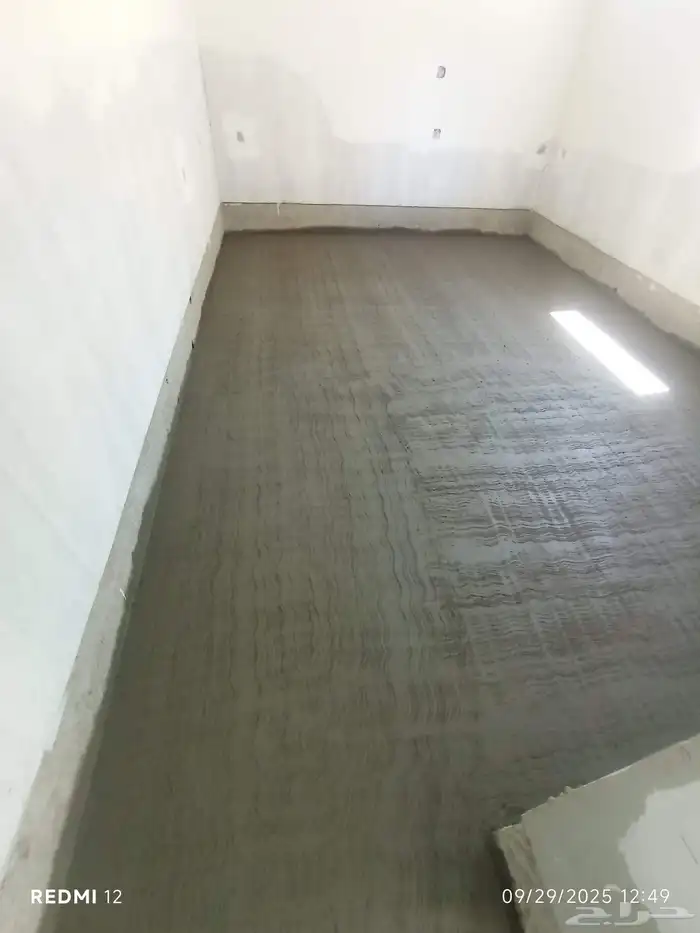 شغل مروحة  صبه نظافه برسلان سرامىك داخل غرف 2