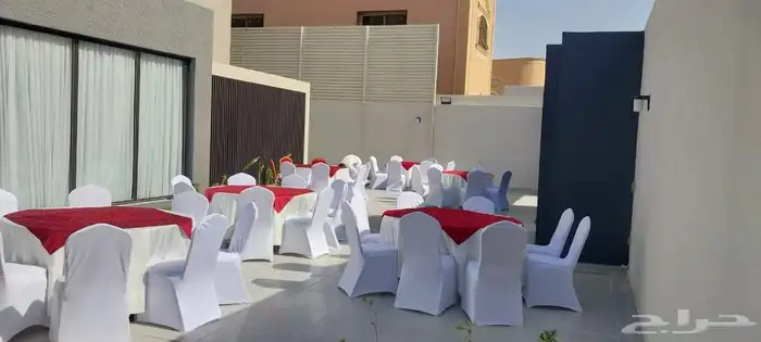 تاجير طاولات وكراسي وجلسات شعبيه وكنب كراسي شفاف طاولات قزاز 4