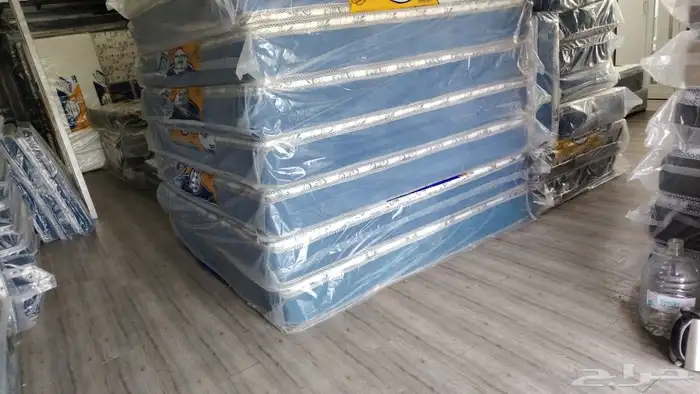 سرير حديد مع مراتب مخده بطانيه جمله 9