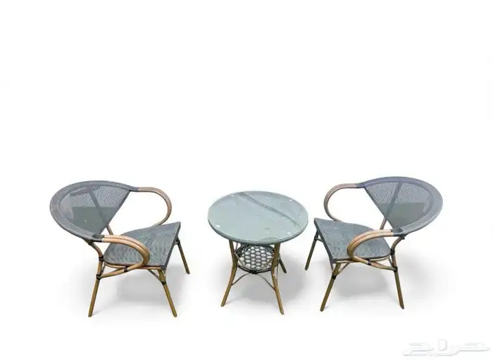 كرسيين مع طاوله خارجي 3