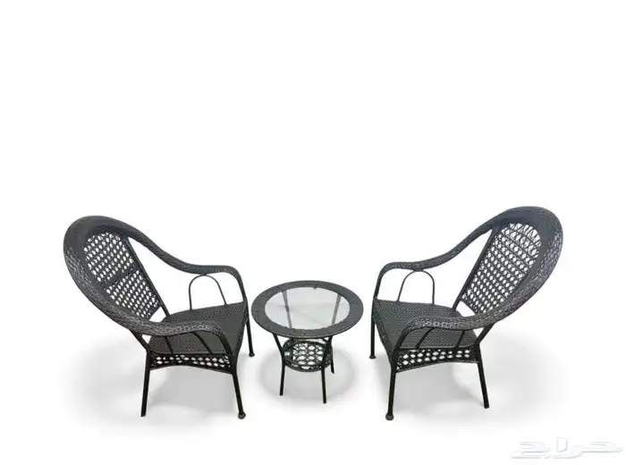 كرسيين مع طاوله خارجي 2