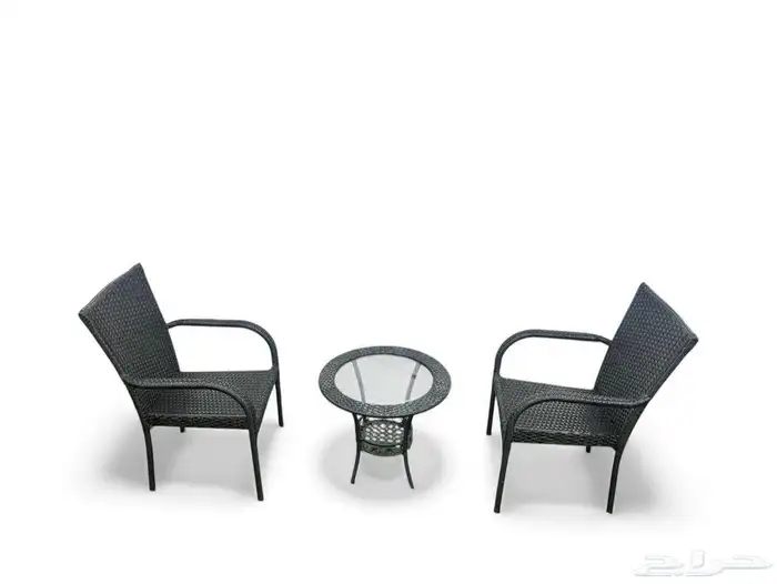 كرسيين مع طاوله خارجي 0