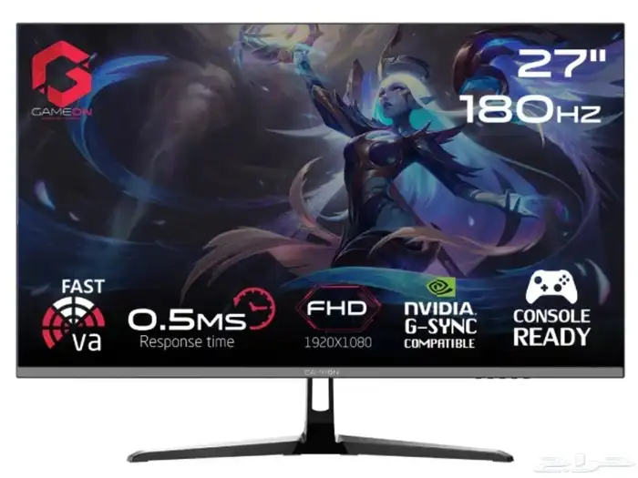 شاشة gaming استعمال خفيف جدا شبه جديدة 0