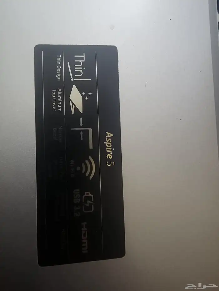 كومبيوتر aser aspire A515-45-R56E نظيف استعمال مده قصيره 6