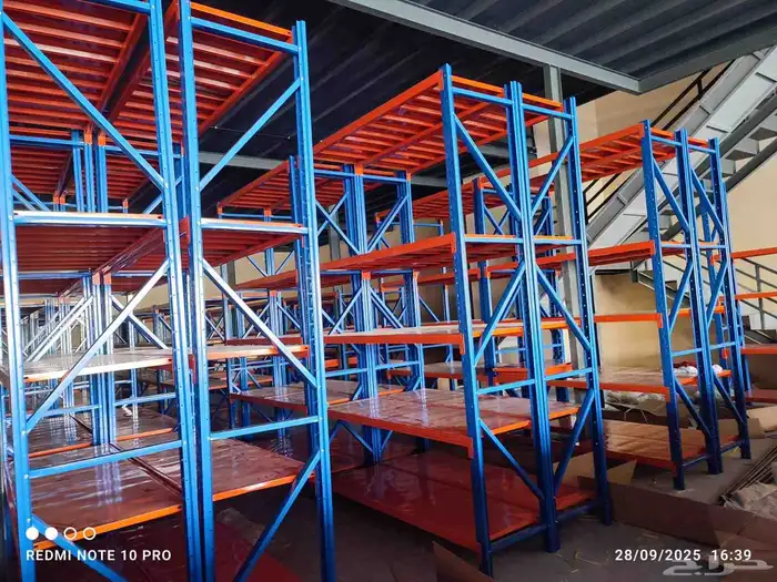 لبيع جميع انواع الرفوف الجديدة والمستخدم 6