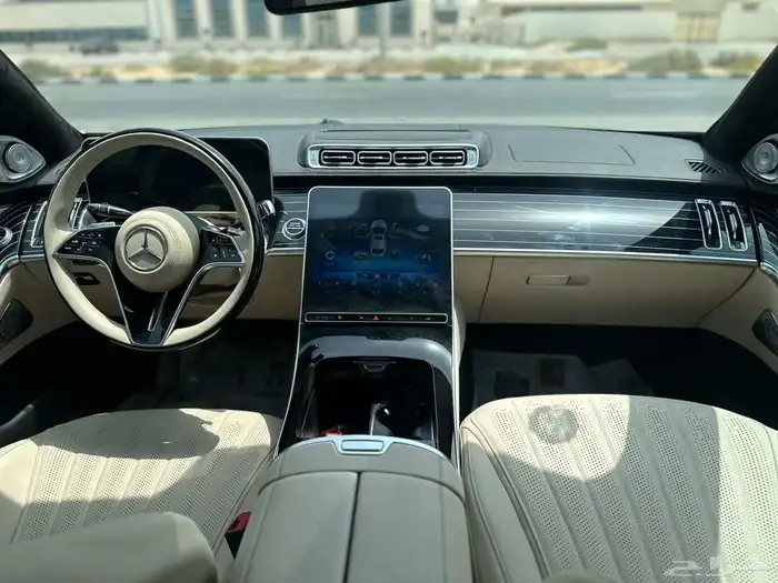 مرسيدس s 2009 محول من الداخل والخارج ل s2024 2