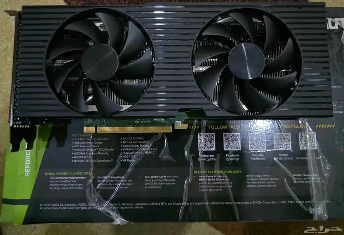 كرت شاشة Rtx 3070 8GB 2