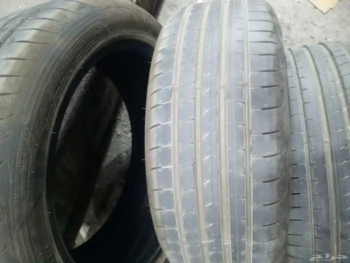 كفرات مستعمله جودير شبه جديد مقاس 225 45 18 2