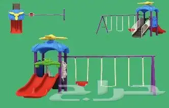 خصم على جميع العاب الحدائق مراجيح وزحاليق 8