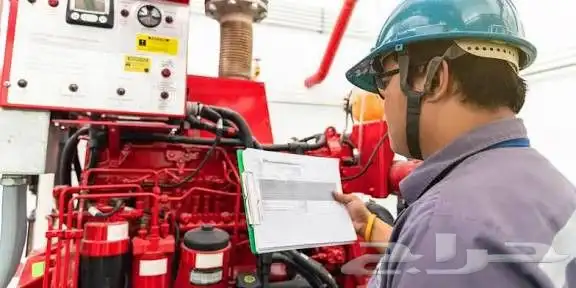 صيانة مضخات الحريق UL   Fire Pump UL Maintenance 2