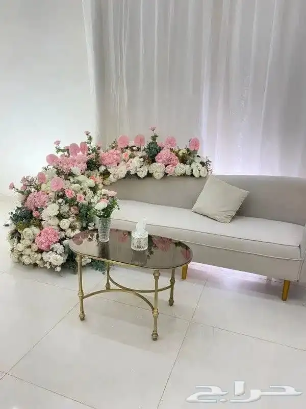 تجهيز كوش افراح و طاولات استقبال و مداخل 27