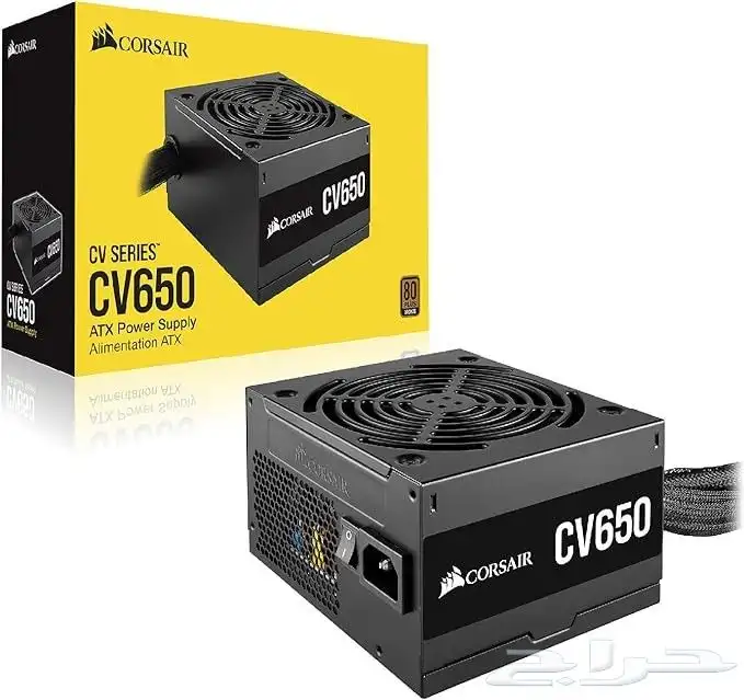 Power Supply Corsair CV 650 CV650 باور سبلاي كورسير 0