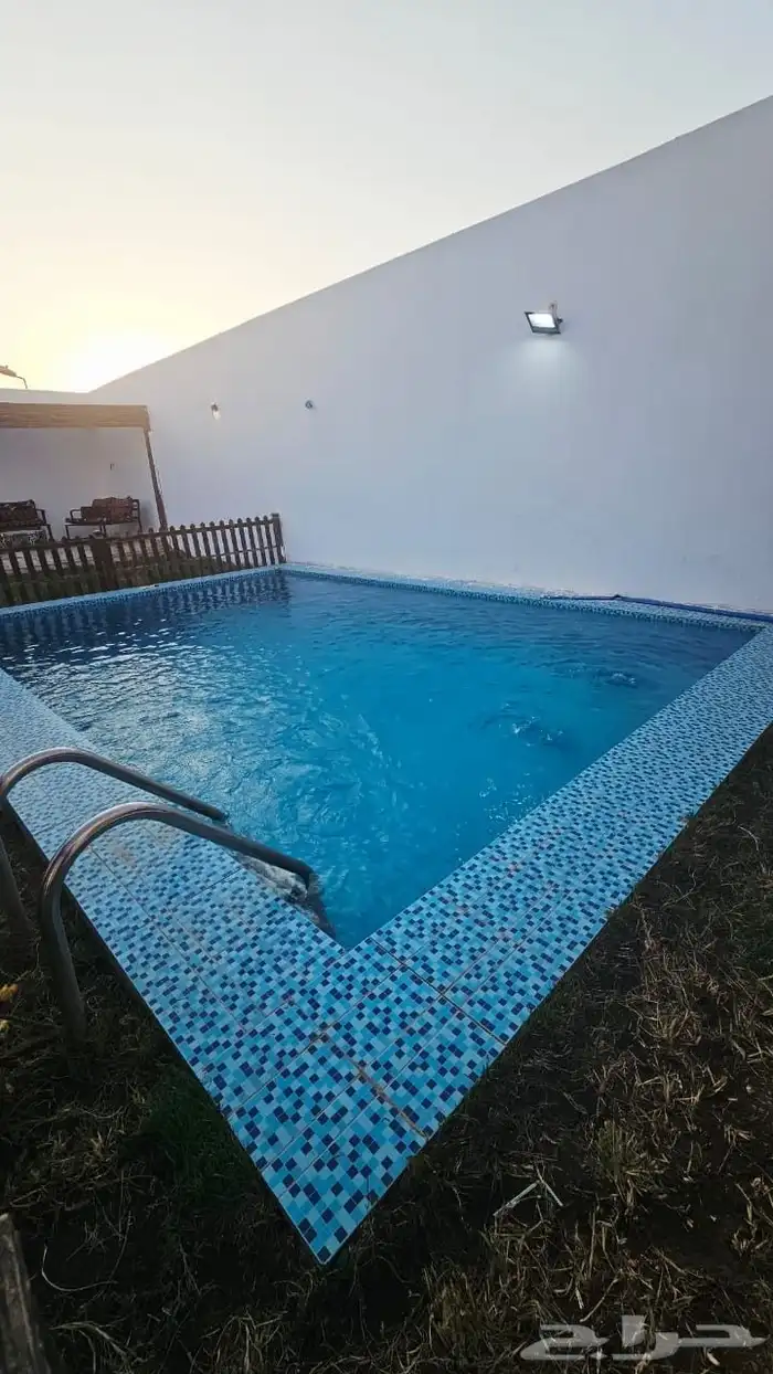 شاليهات بمسبح خارجي الرياض حي الرمال لليجاراليومي 13