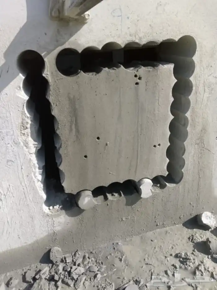 قص وتخريم جميع انواع الخرسانه وعمل فتحات كور وفتحات تهويه و 1