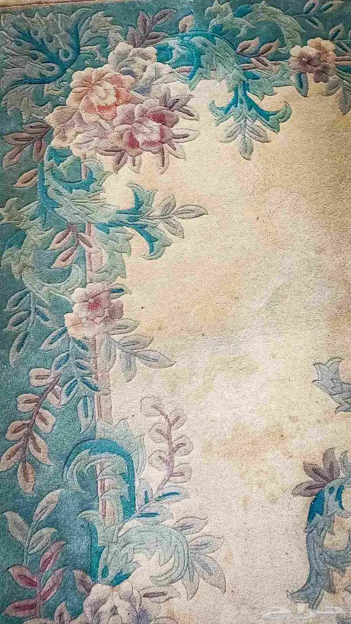 سجادة يدويه بألوان البحر العتيقة لها اكثر من 55 سنه للبيع 3