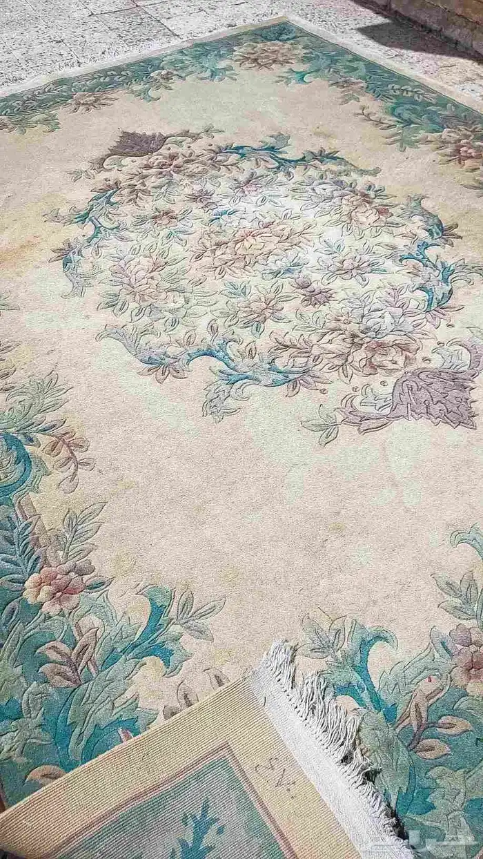 سجادة يدويه بألوان البحر العتيقة لها اكثر من 55 سنه للبيع 8