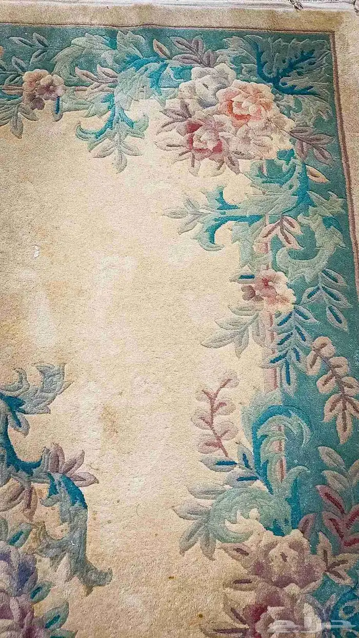 سجادة يدويه بألوان البحر العتيقة لها اكثر من 55 سنه للبيع 4