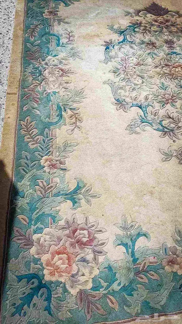 سجادة يدويه بألوان البحر العتيقة لها اكثر من 55 سنه للبيع 7