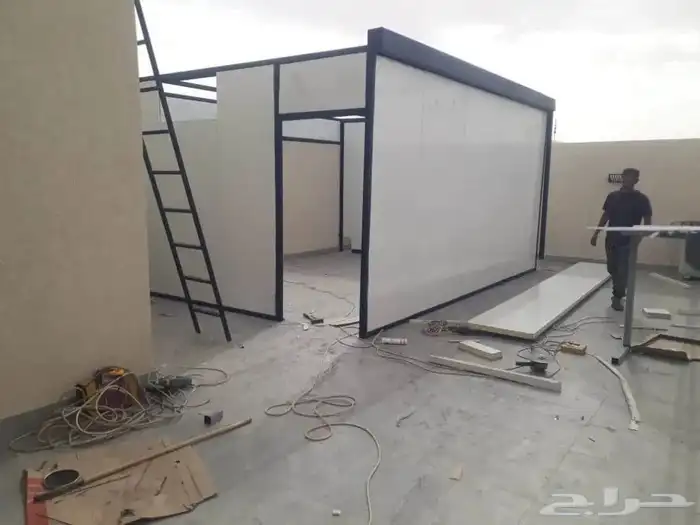 غرفه سندويش بنل بناء ملاحق ترميم مباني اصباغ وعوازل 2