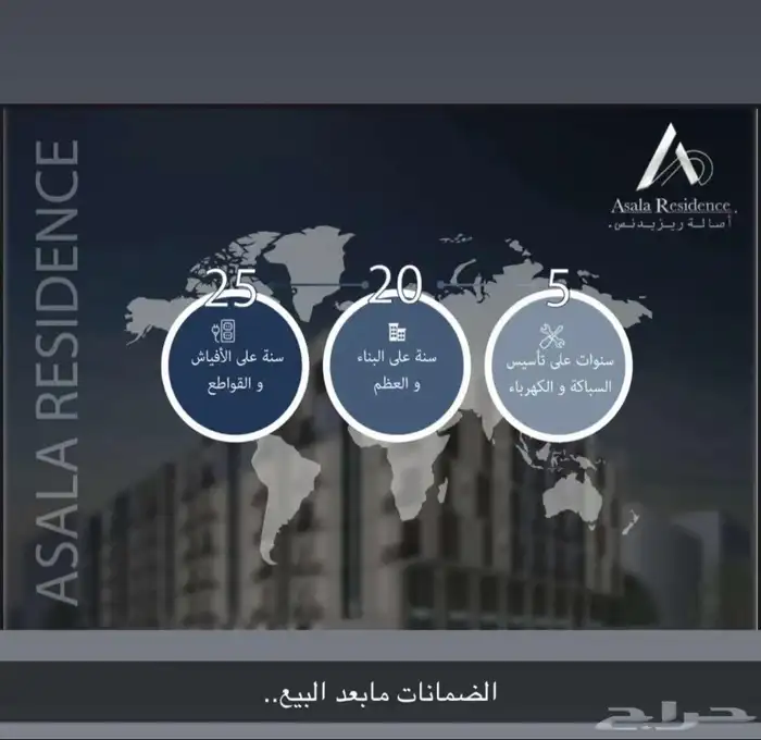 شقق للتمليك تحت الانشاء مشروع أصالة ريزيدنس 2