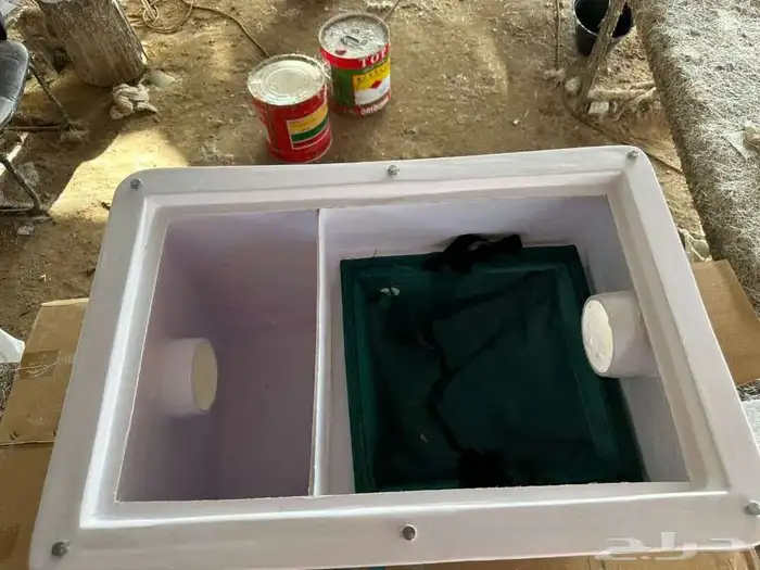 مصيدة زيت فايبر وستيل وحمامات متنقلة من المصنع مباشره 1