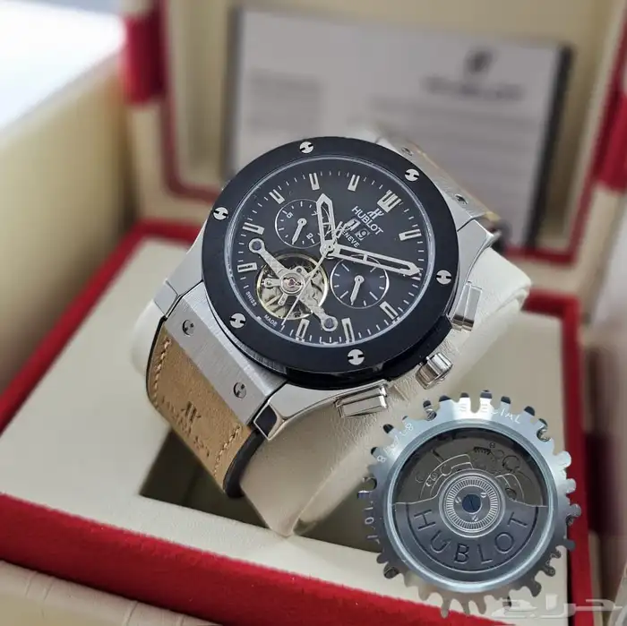 ساعات هوبلوت HUBLOT اوتوماتيكية سويسرية ماستر كواليت 38