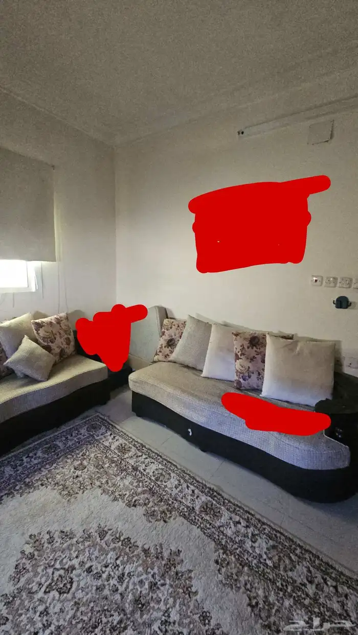 كنب البيع 200يحتاج تنجيد او غسل 1