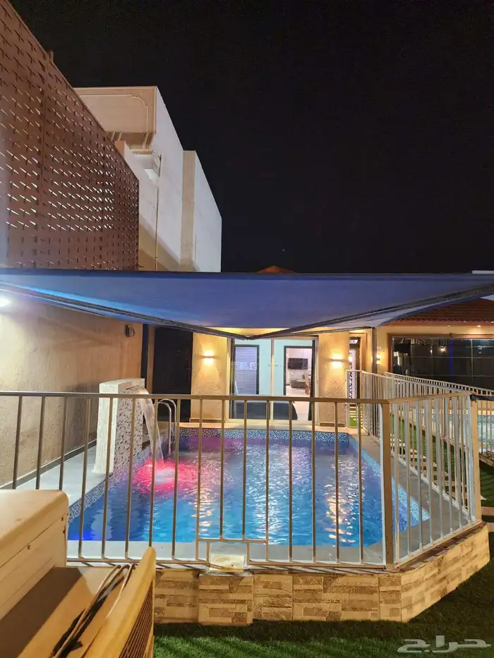 شاليه واستراحه النرجس للايجار اليومي ترحب بكم شاليهات حرازات 2