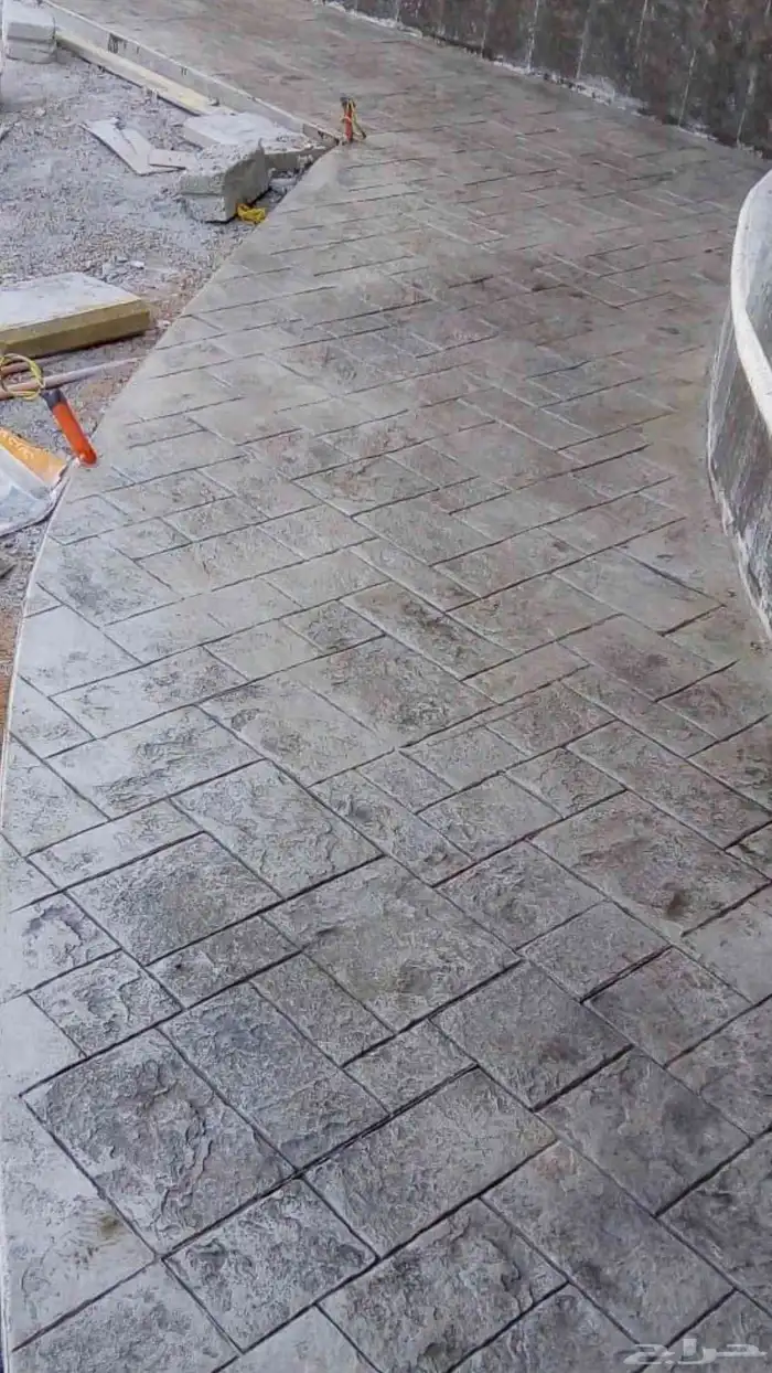 الخرسانة المطبوعة الملانه صبة مروحة صبة ميزانية ايبوكسيى ارض 5