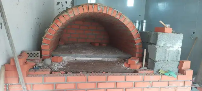عمل مخباز الطوب الحراري ومشب نار شويات مشبات تلبيس رخام 2