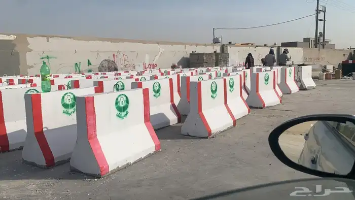 توريد حواجز خرسانيه مستخدم وجديد 6