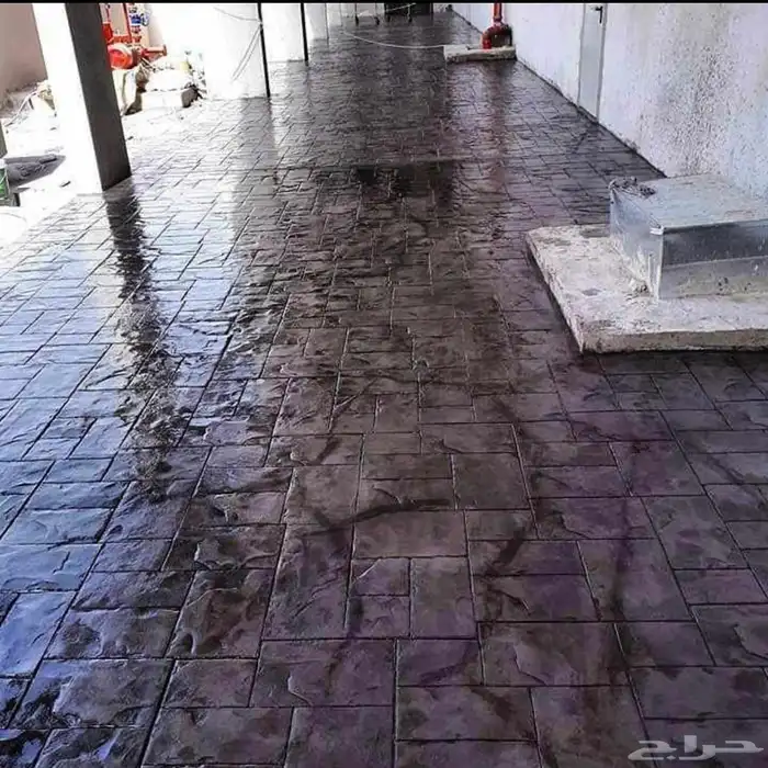الخرسانة المطبوعة الملانه صبة مروحة صبة ميزانية ايبوكسيى ارض 2