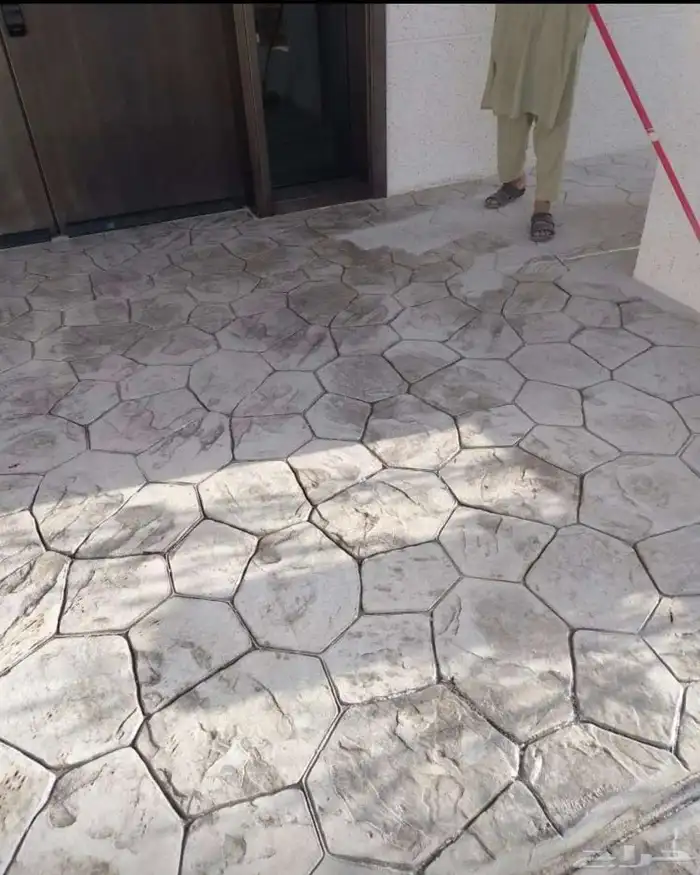 الخرسانة المطبوعة الملانه صبة مروحة صبة ميزانية ايبوكسيى ارض 4