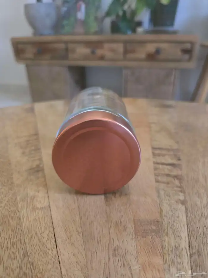 glass jar 220g  rose gold lid 5