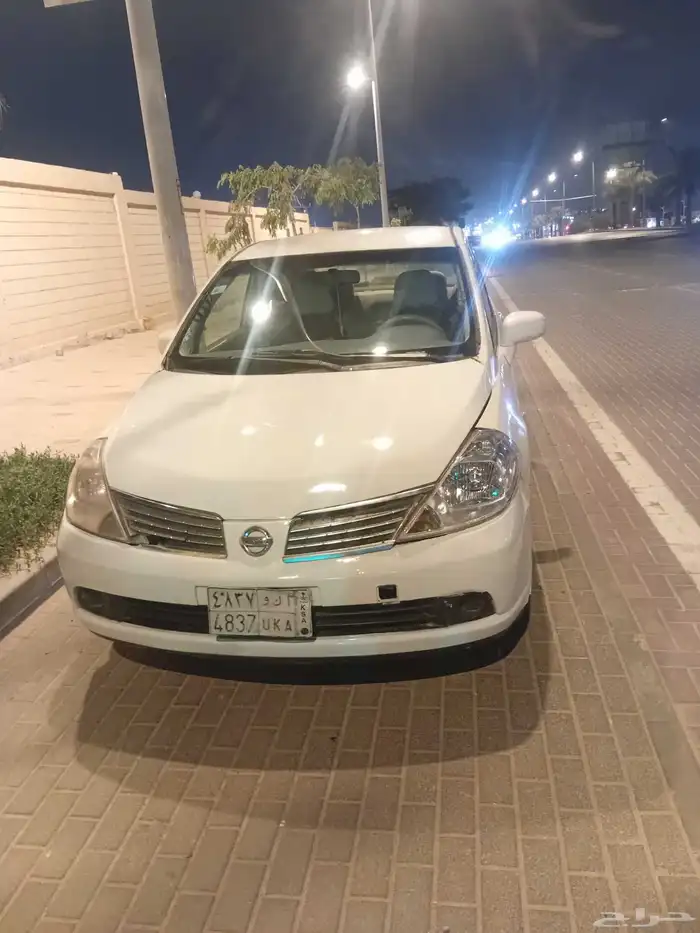 نيسان تيدا مفحوص مجدد قير عادي السعر 6500جاهز للنقل 2