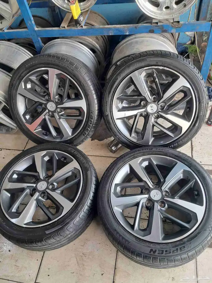 طقم جنوط كونا مقاس18 اصليه وكاله 4