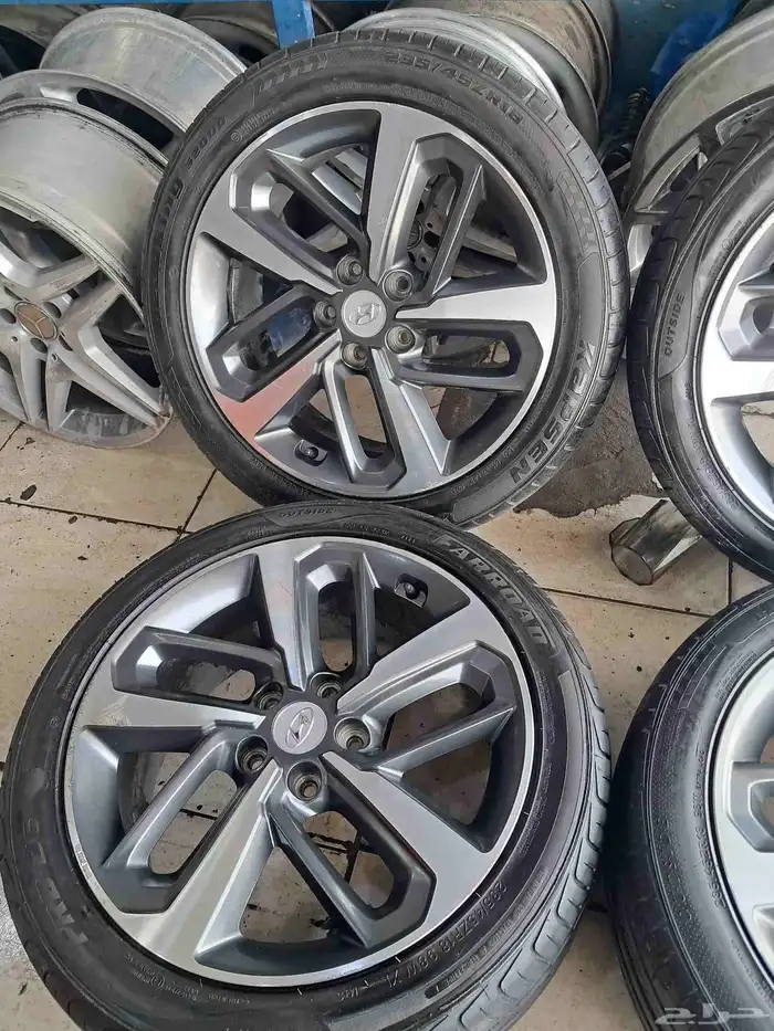 طقم جنوط كونا مقاس18 اصليه وكاله 1