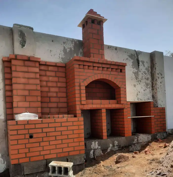 عمل مخباز الطوب الحراري ومشب نار شويات مشبات تلبيس رخام 6