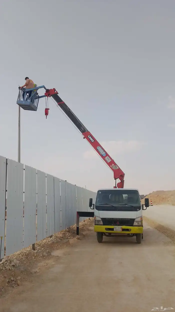 رافعه ونش و كرين سبعة وسطحه ثلاثه طن ايجار يوميات مشاوير 7