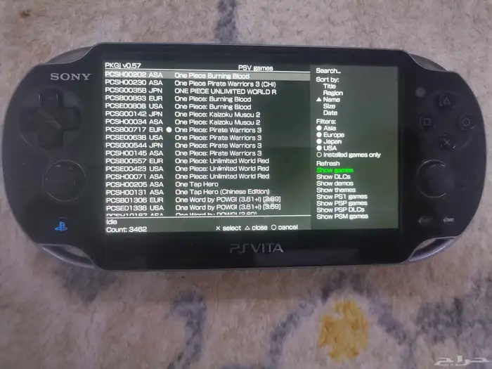 بلاستيشن فيتا PSVITA 1000 مهكر 4