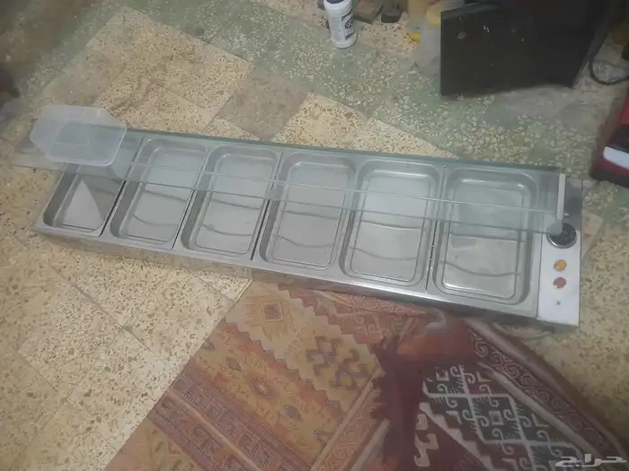 حافظ وسخان طعام وعرض 6 أحواض جديد لم يستخدم 1