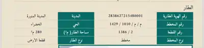 للبيع ارض في مخطط الخضراء (العوينه) index