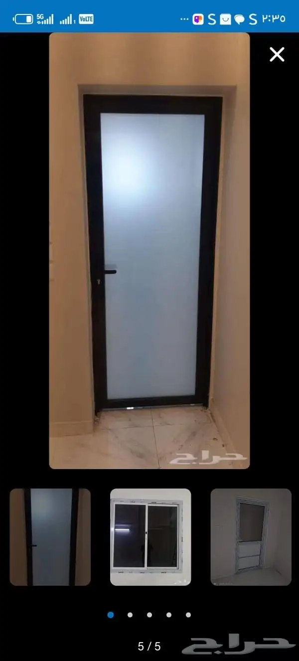 تفصيل المنيوم شبابيك ابواب دولاب سرايا دبل جلاس عادي ابواب a 5