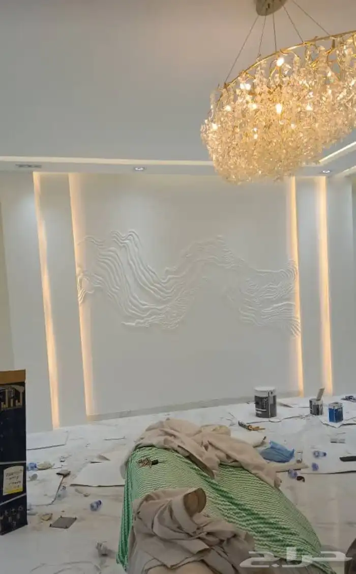 دهان بويات وتركيب ديكورات شروره 0