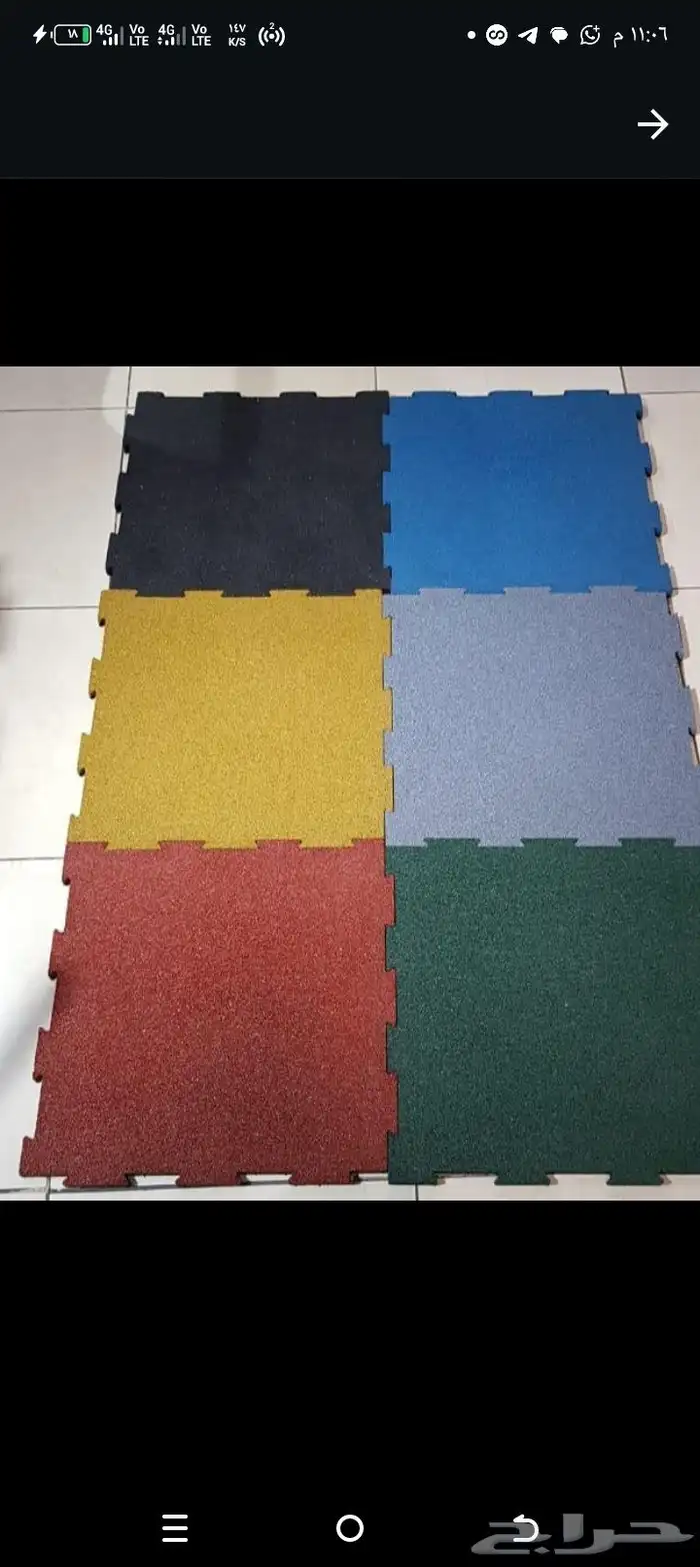 ارضيات.وم مطاطي للاطفال والحضانات وارضيات ربر جيم ربر مطاطي 18