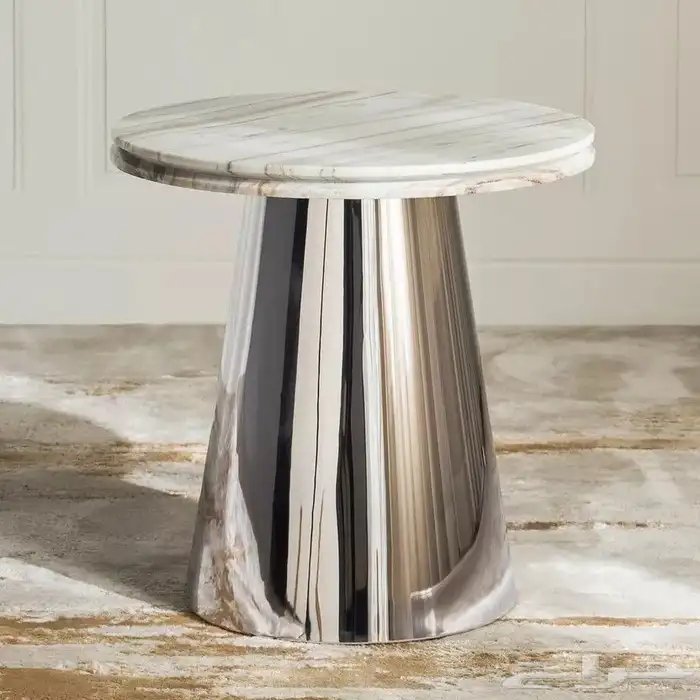 خصم اضافي طقم طاولات بسطح رخامي فاااخر جديد هوم هوم سنتر 1